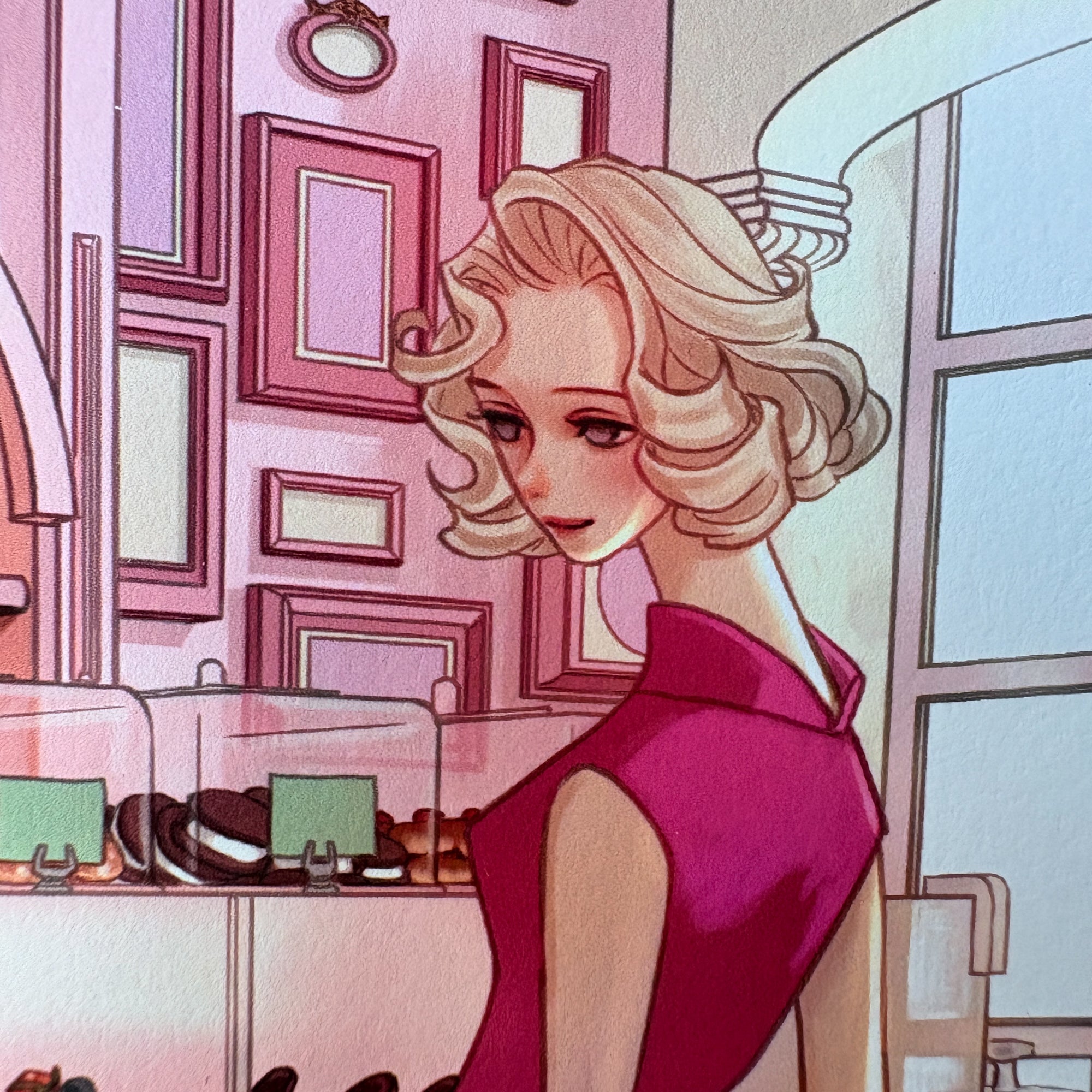 Pink bakery