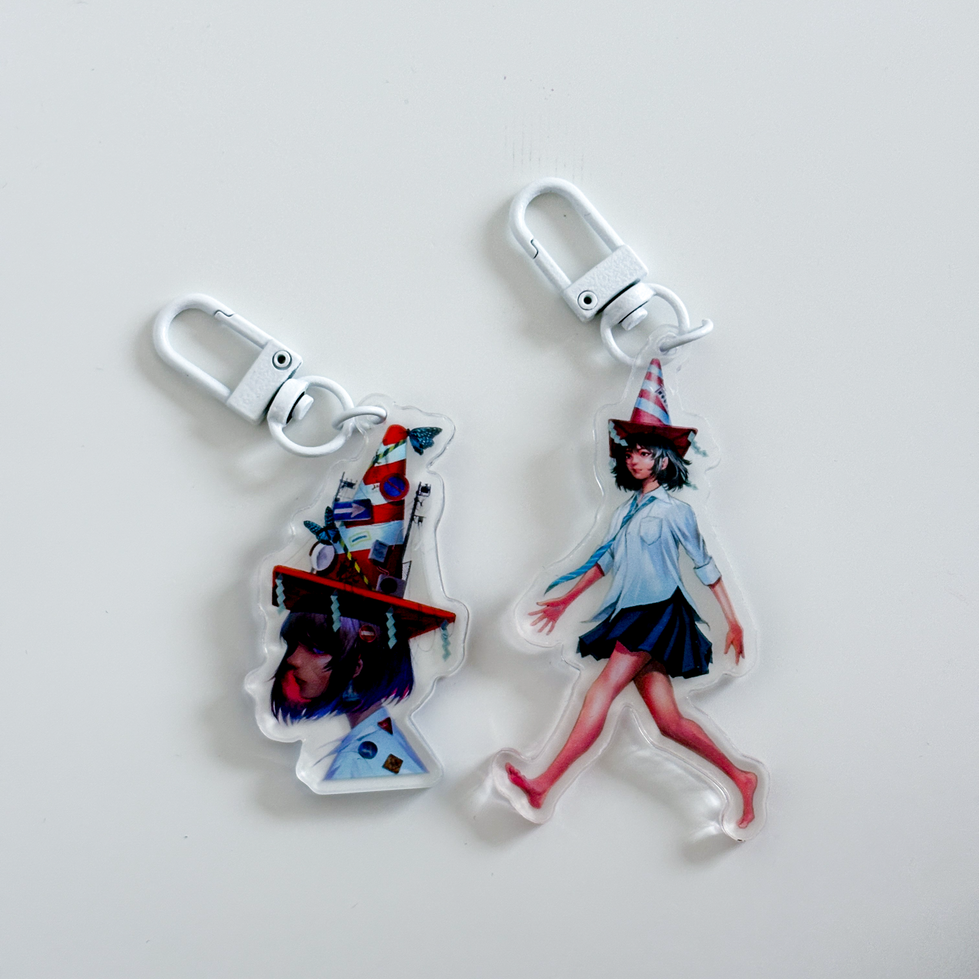 Acrylic keychain set