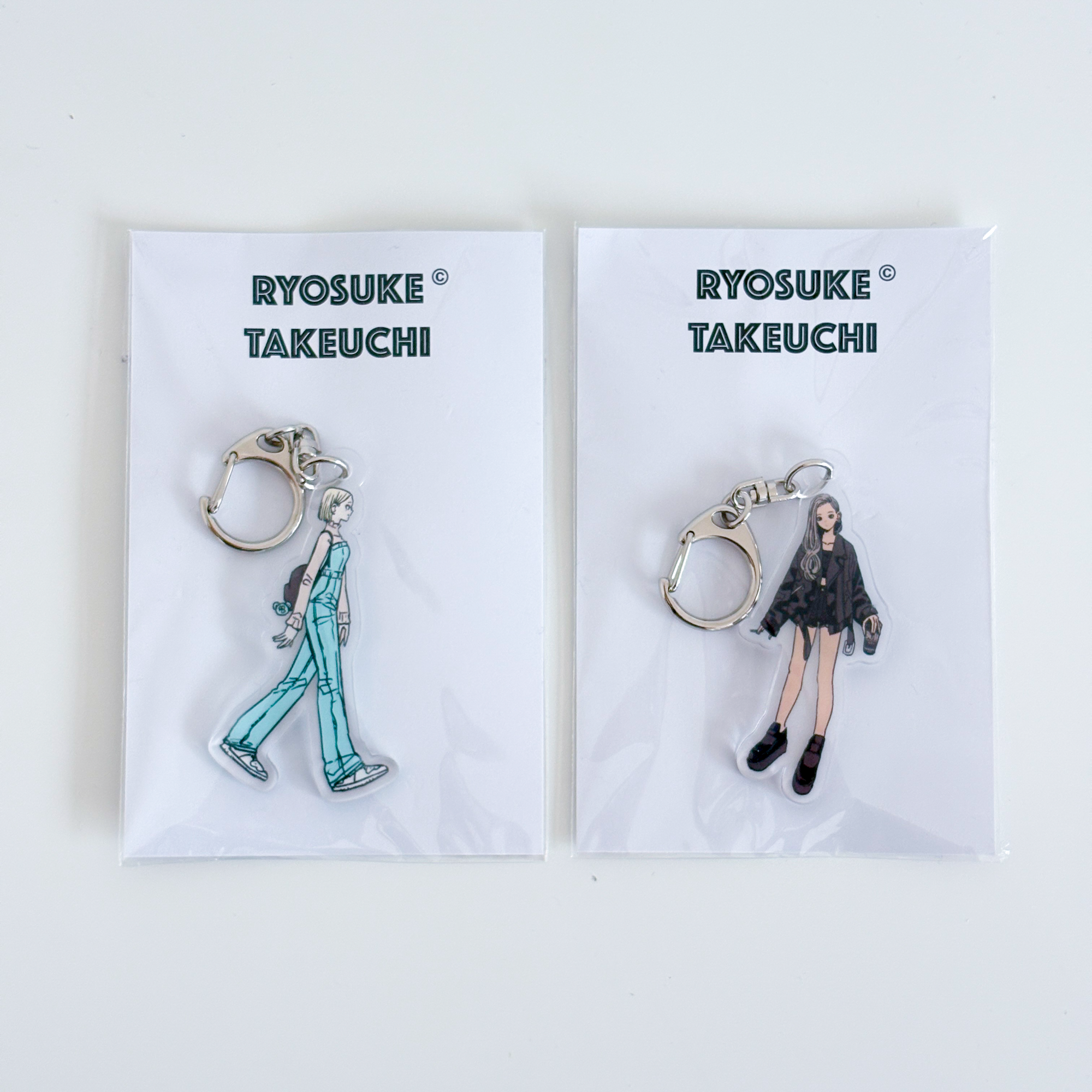 Acrylic keychain set