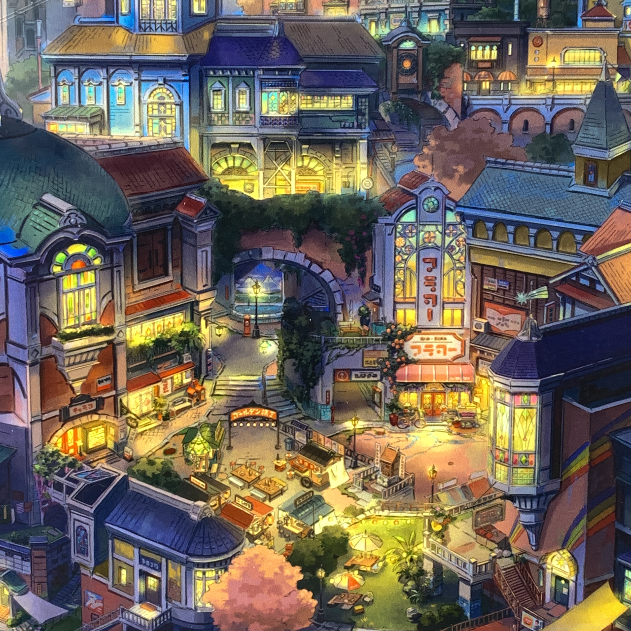 Irohari Machi Yoru No Fuukei