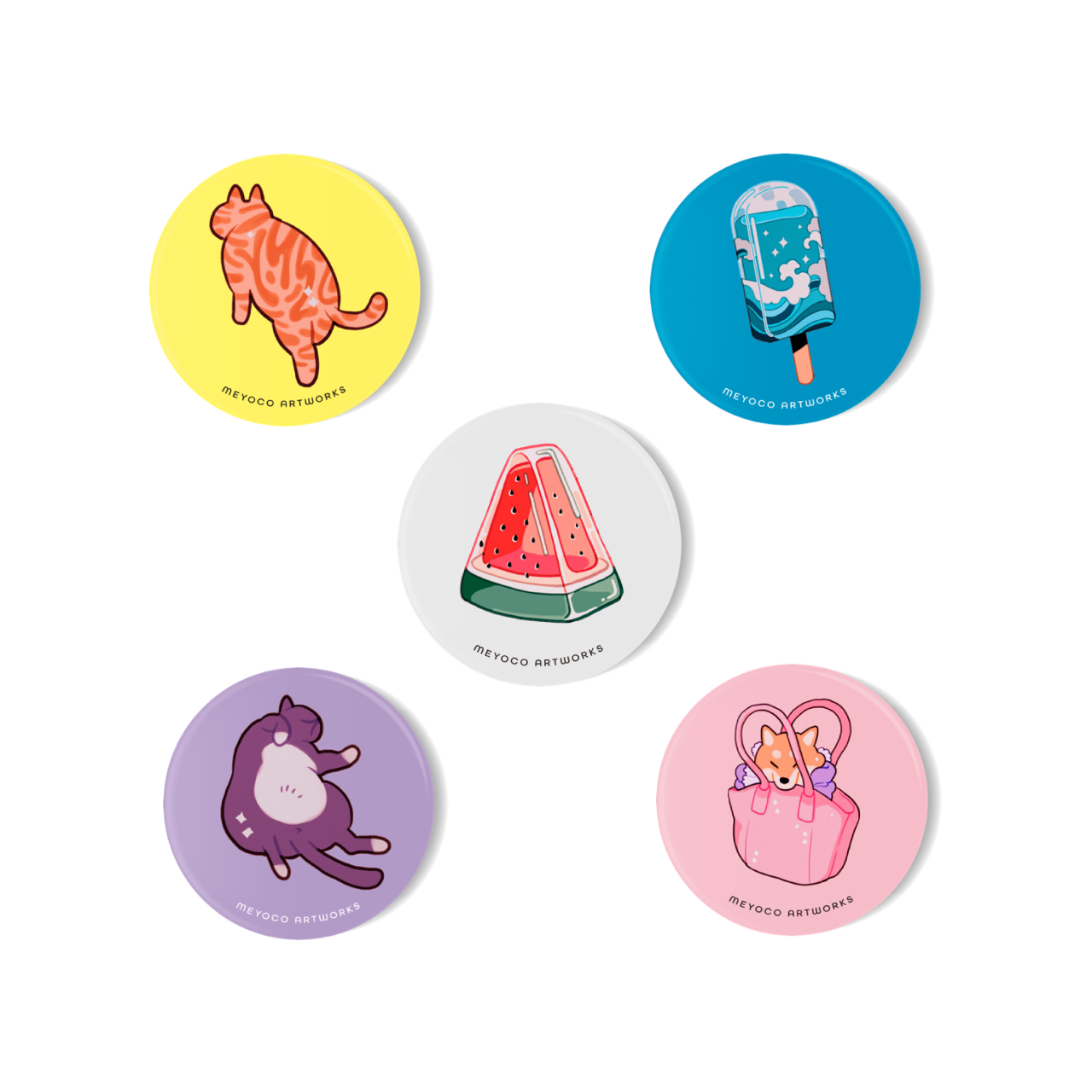 Button badge set