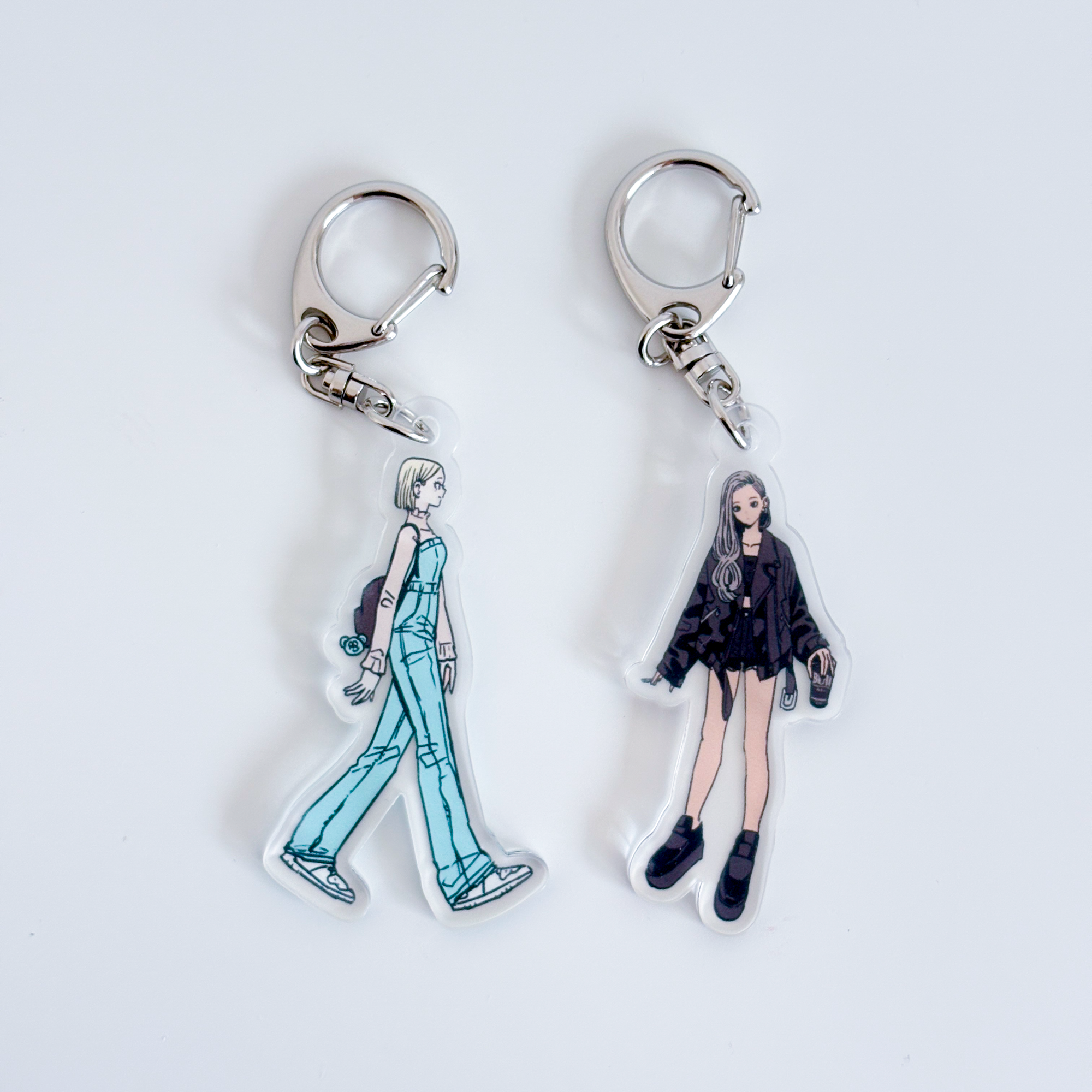 Acrylic keychain set